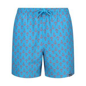 Regatta Mens Loras Anchor Swim Shorts / Fluro Blue